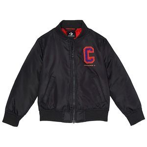 Converse Kids Boys Girls Unisex C Chenille Bomber Jacket NWT $85 Small 8-10yo